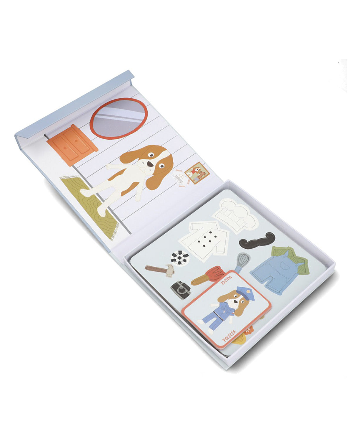 Puzzle Magnético Carton Niño Hpk Magnetic Puzzle Azul Hush Puppies