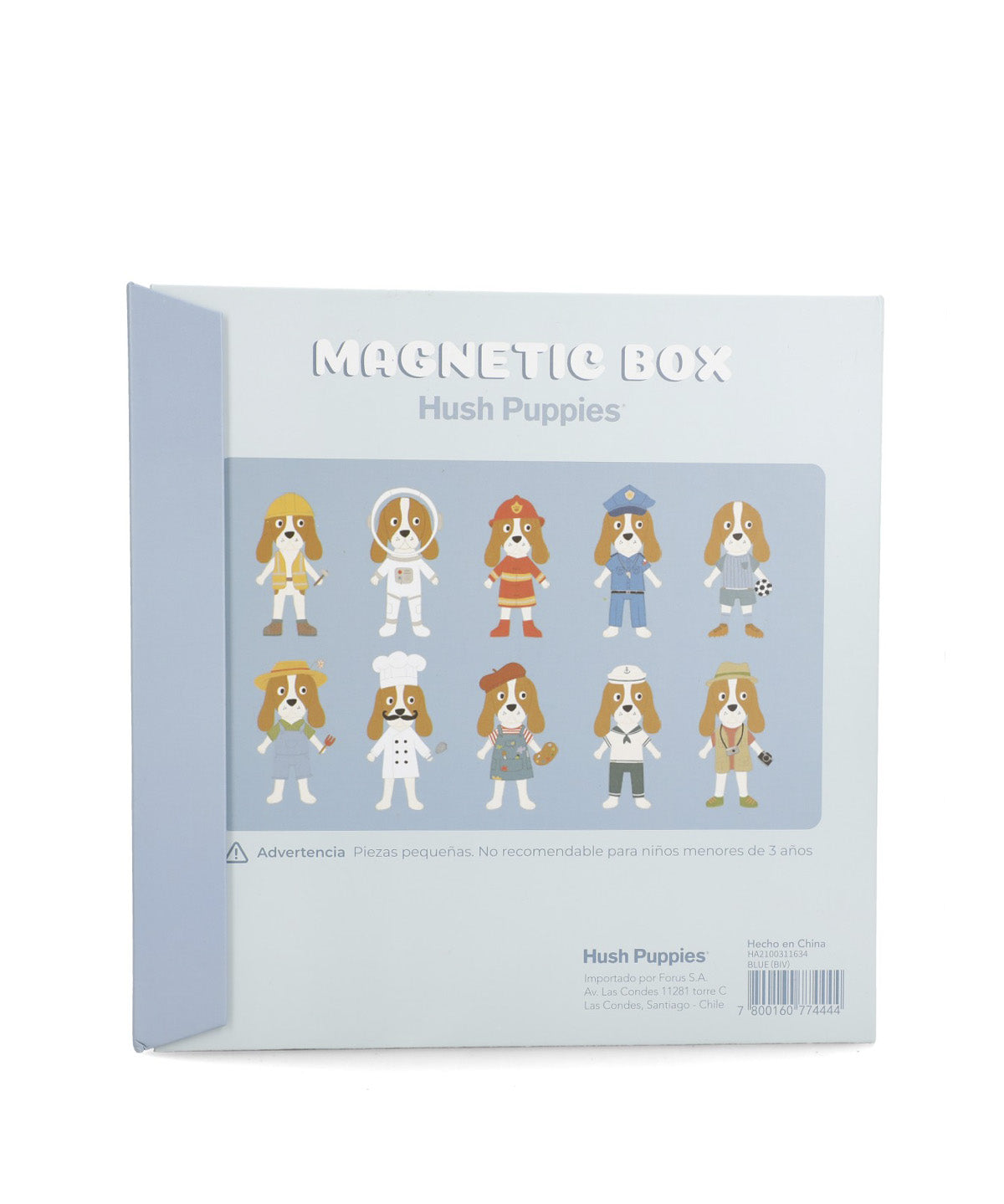 Puzzle Magnético Carton Niño Hpk Magnetic Puzzle Azul Hush Puppies