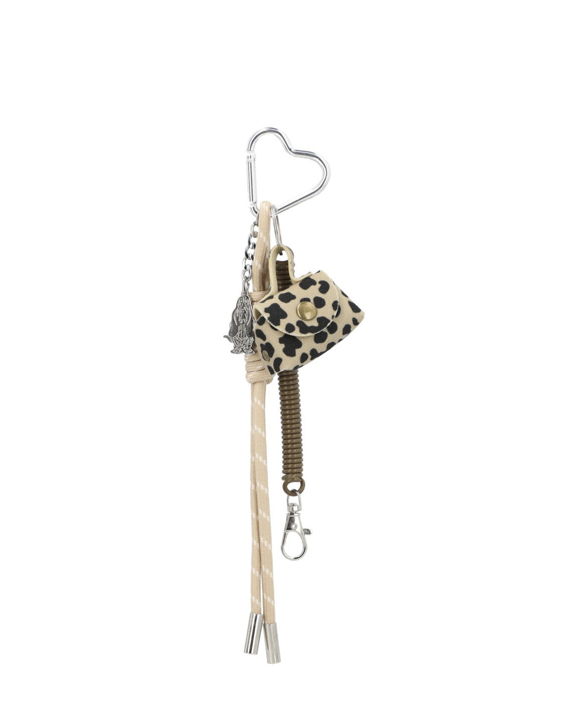 Bag Charm  Mujer Hp Bag Charm Print Café Hush Puppies