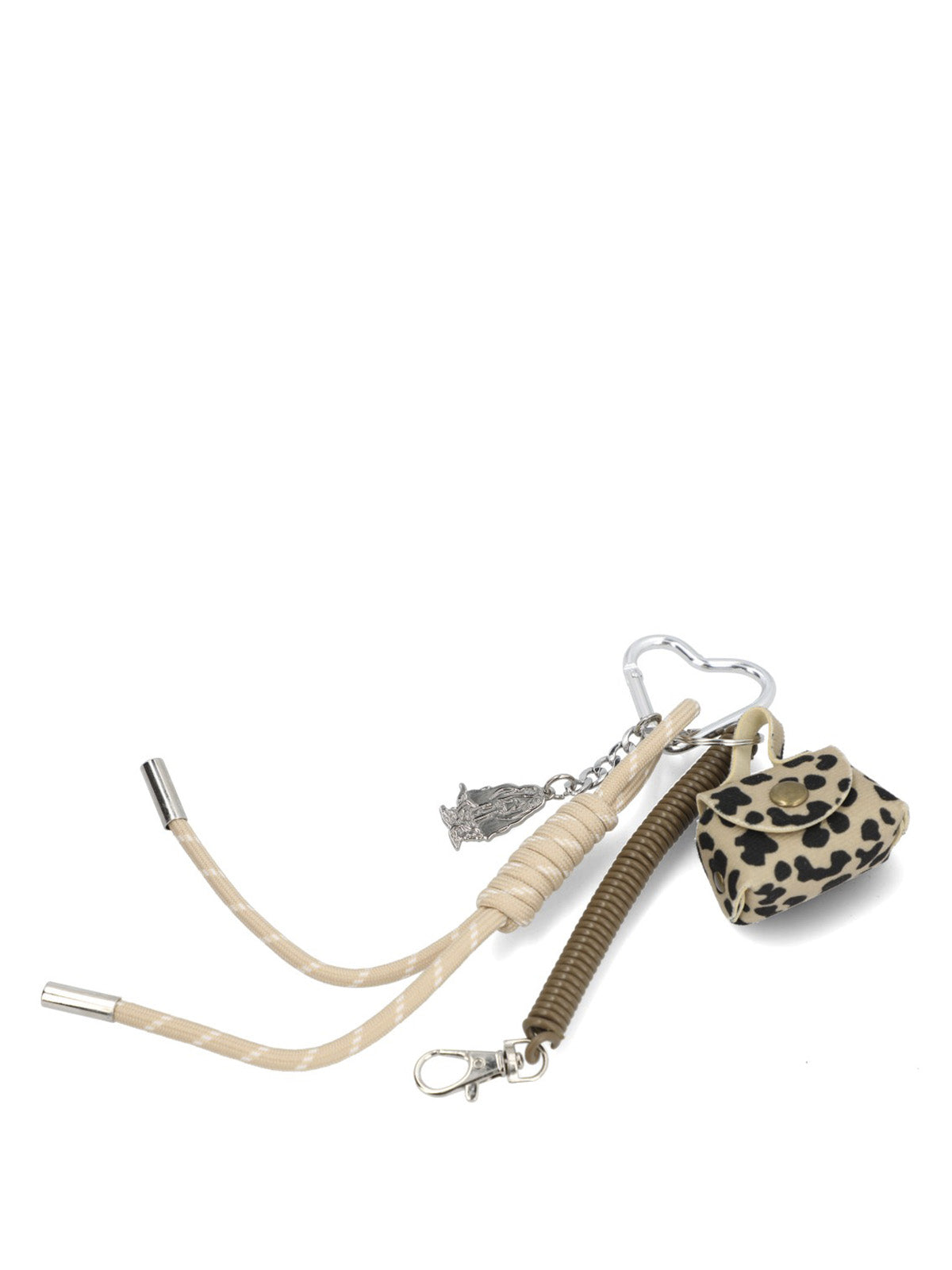 Bag Charm  Mujer Hp Bag Charm Print Café Hush Puppies