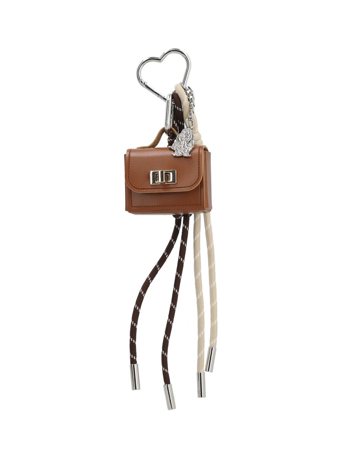 Bag Charm  Mujer Hp Bag Charm Bag Café Hush Puppies