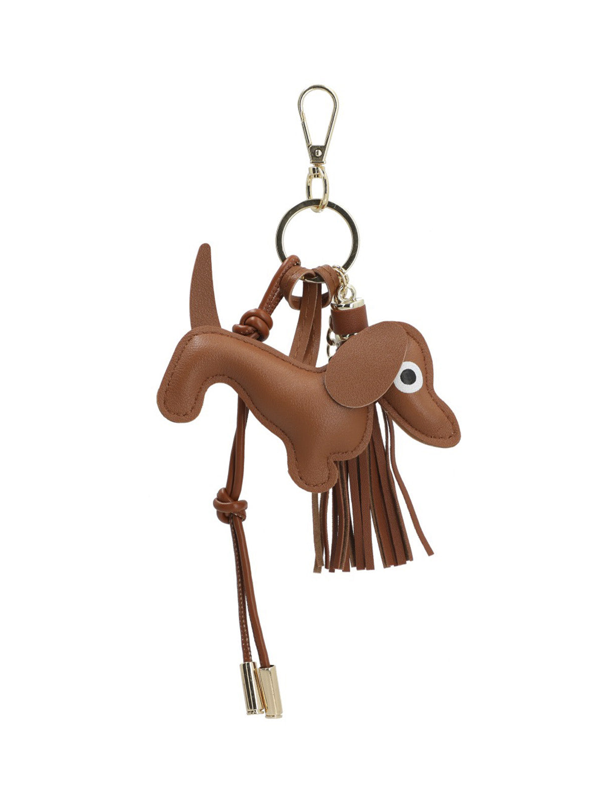 Bag Charm  Mujer Hp Bag Charm Dog Ii Café Hush Puppies