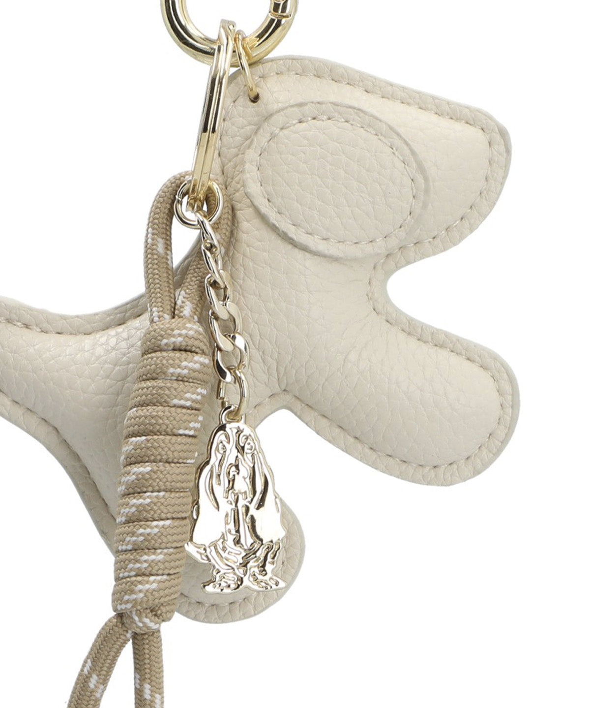 Bag Charm  Mujer Hp Bag Charm Dog Beige/Crudo Hush Puppies