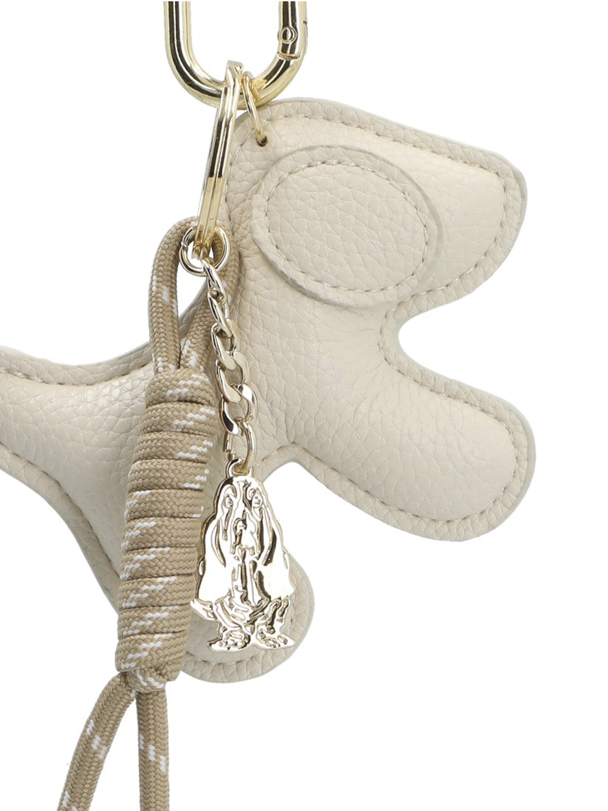 Bag Charm  Mujer Hp Bag Charm Dog Beige/Crudo Hush Puppies