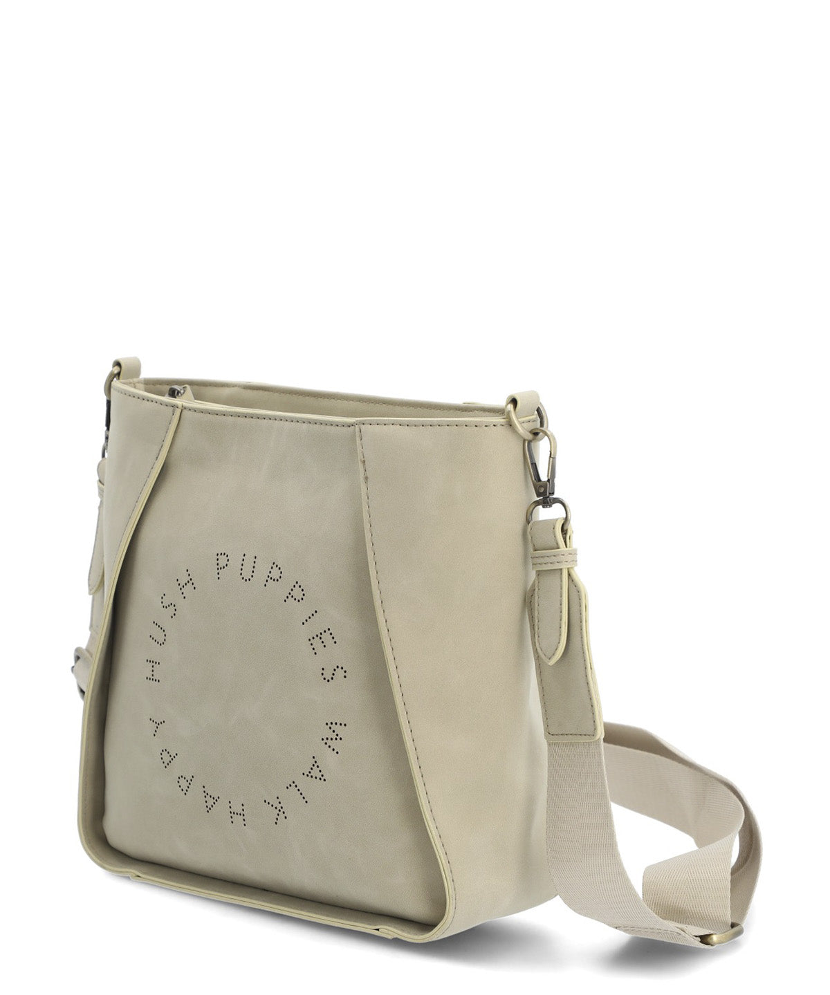 Cartera Ecocuero Mujer Hush Bag Beige/Crudo Hush Puppies