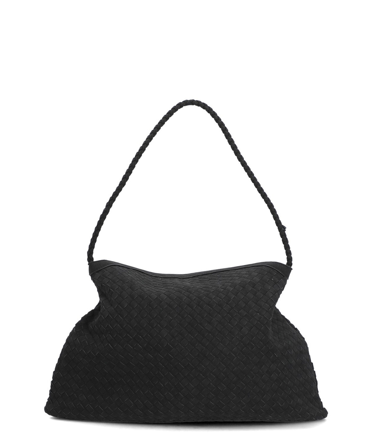 Cartera Ecocuero Mujer Brigg Hobo Negro Hush Puppies