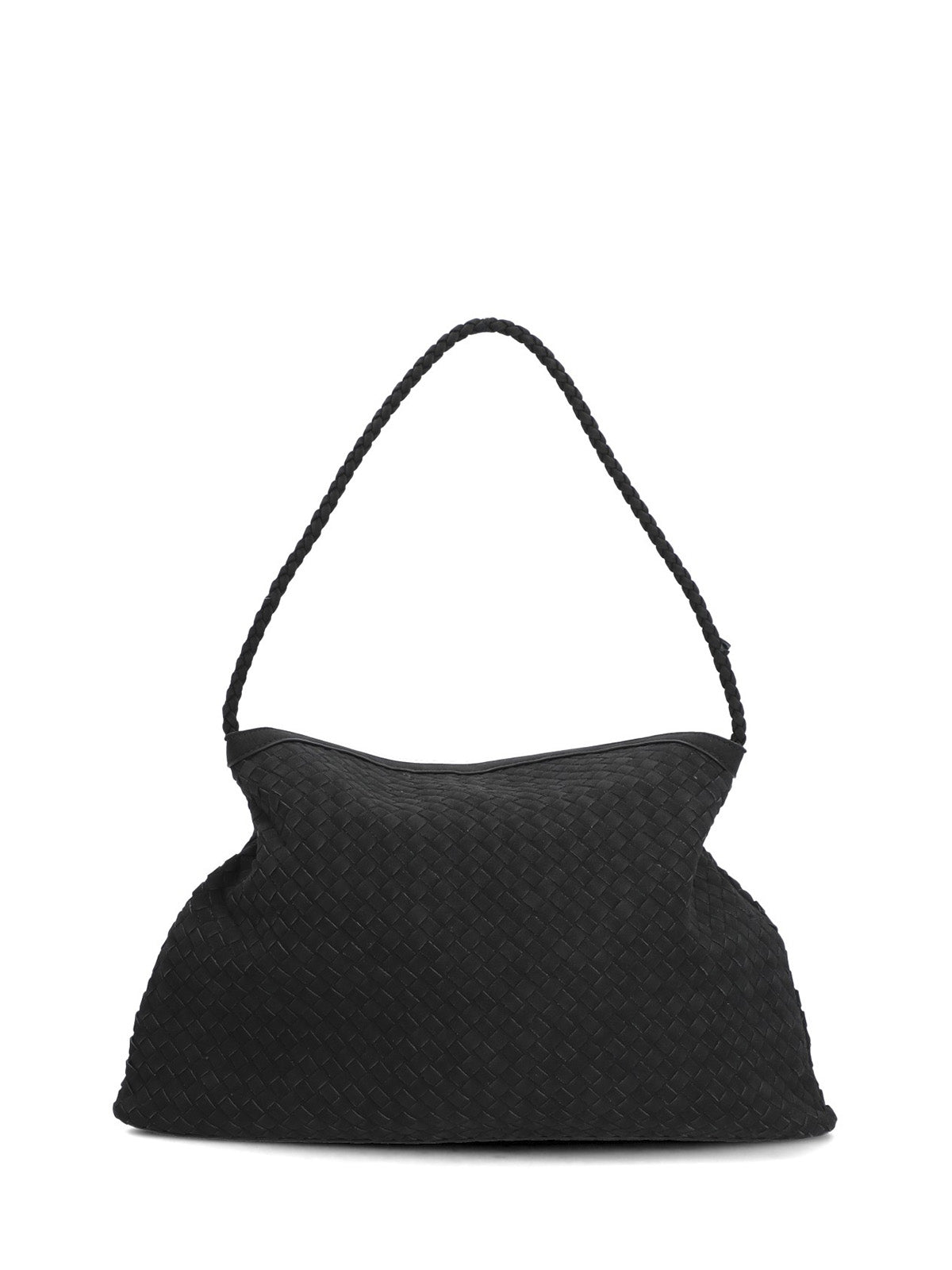 Cartera Ecocuero Mujer Brigg Hobo Negro Hush Puppies