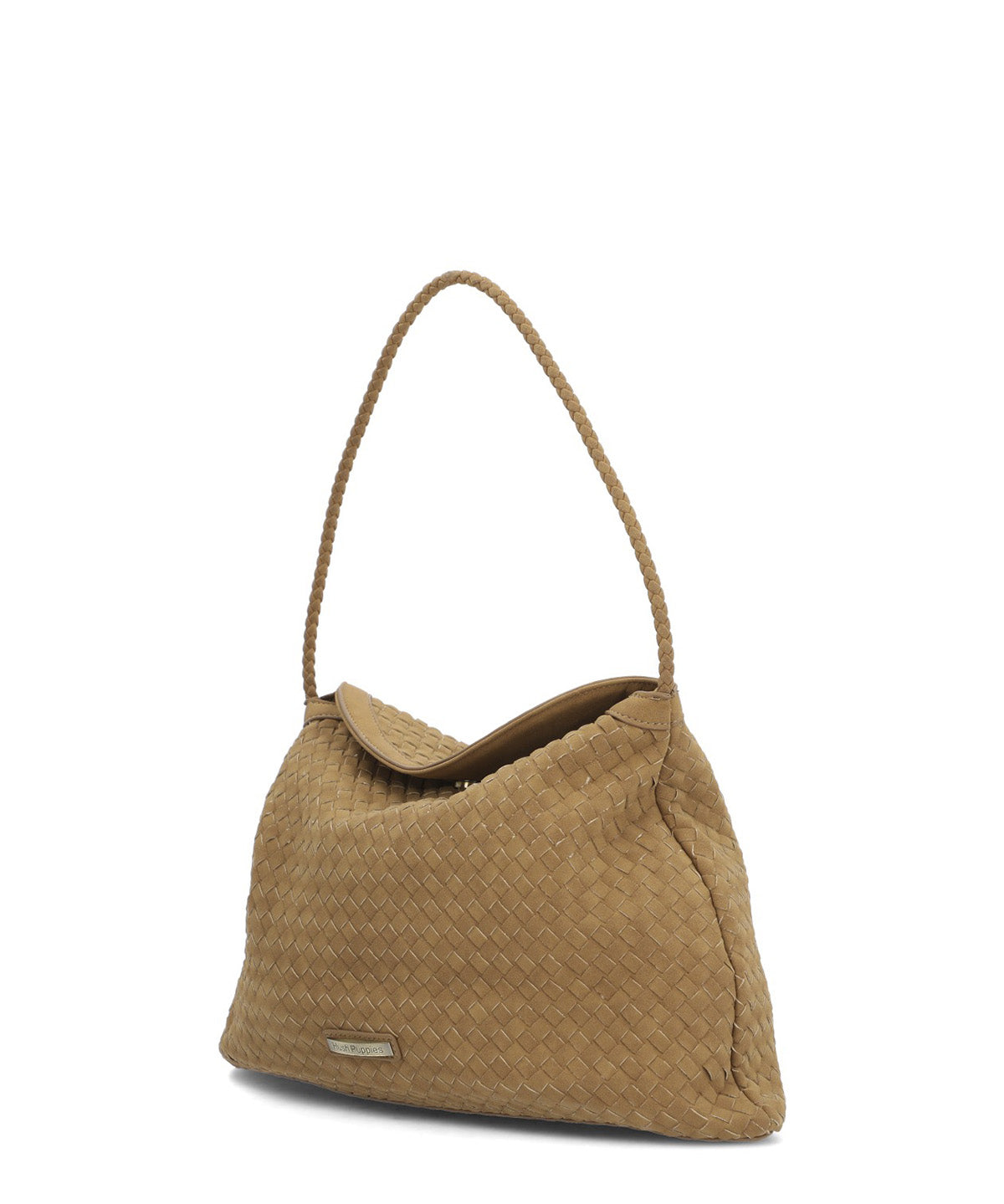 Cartera Ecocuero Mujer Brigg Hobo Café Hush Puppies