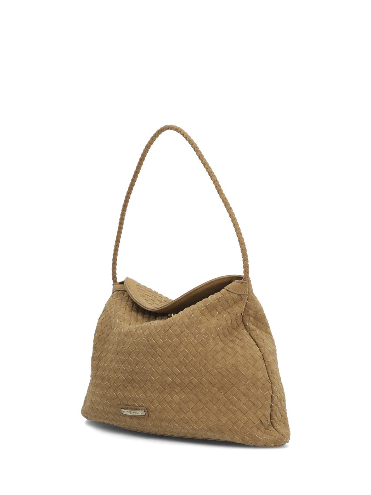 Cartera Ecocuero Mujer Brigg Hobo Café Hush Puppies
