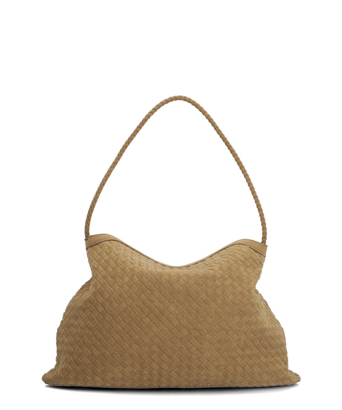 Cartera Ecocuero Mujer Brigg Hobo Café Hush Puppies