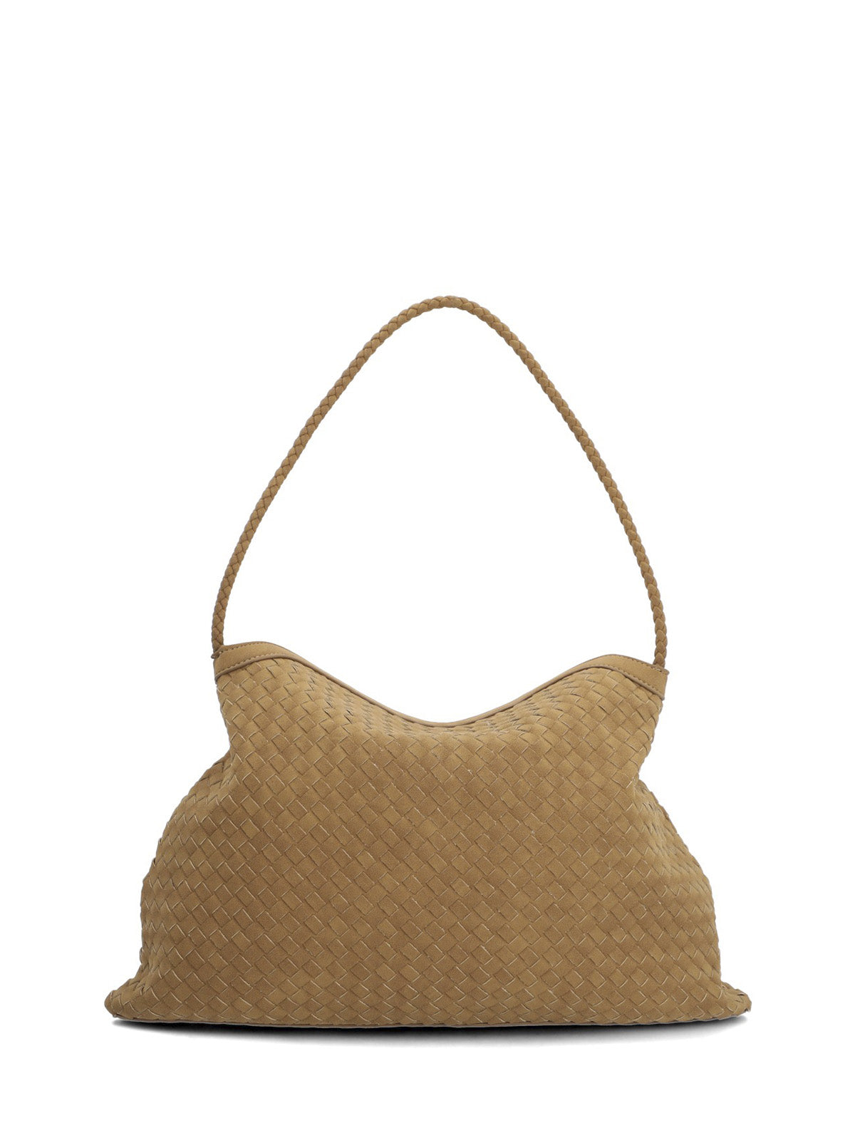 Cartera Ecocuero Mujer Brigg Hobo Café Hush Puppies