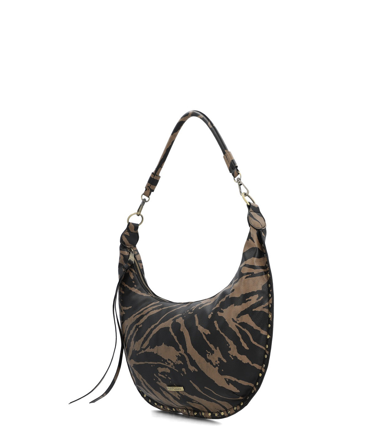 Cartera Ecocuero Mujer Print Hobo Multicolor Hush Puppies