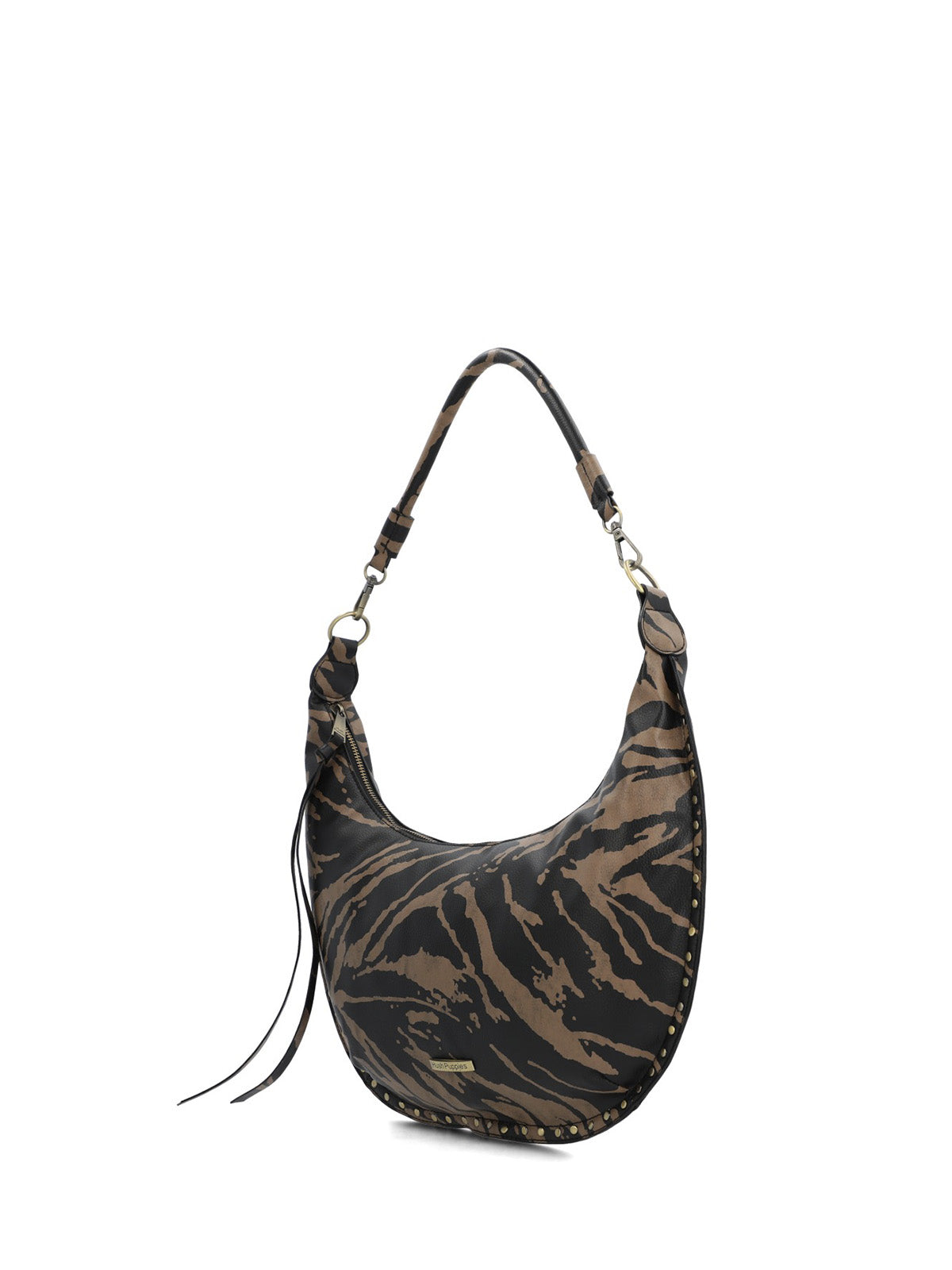 Cartera Ecocuero Mujer Print Hobo Multicolor Hush Puppies