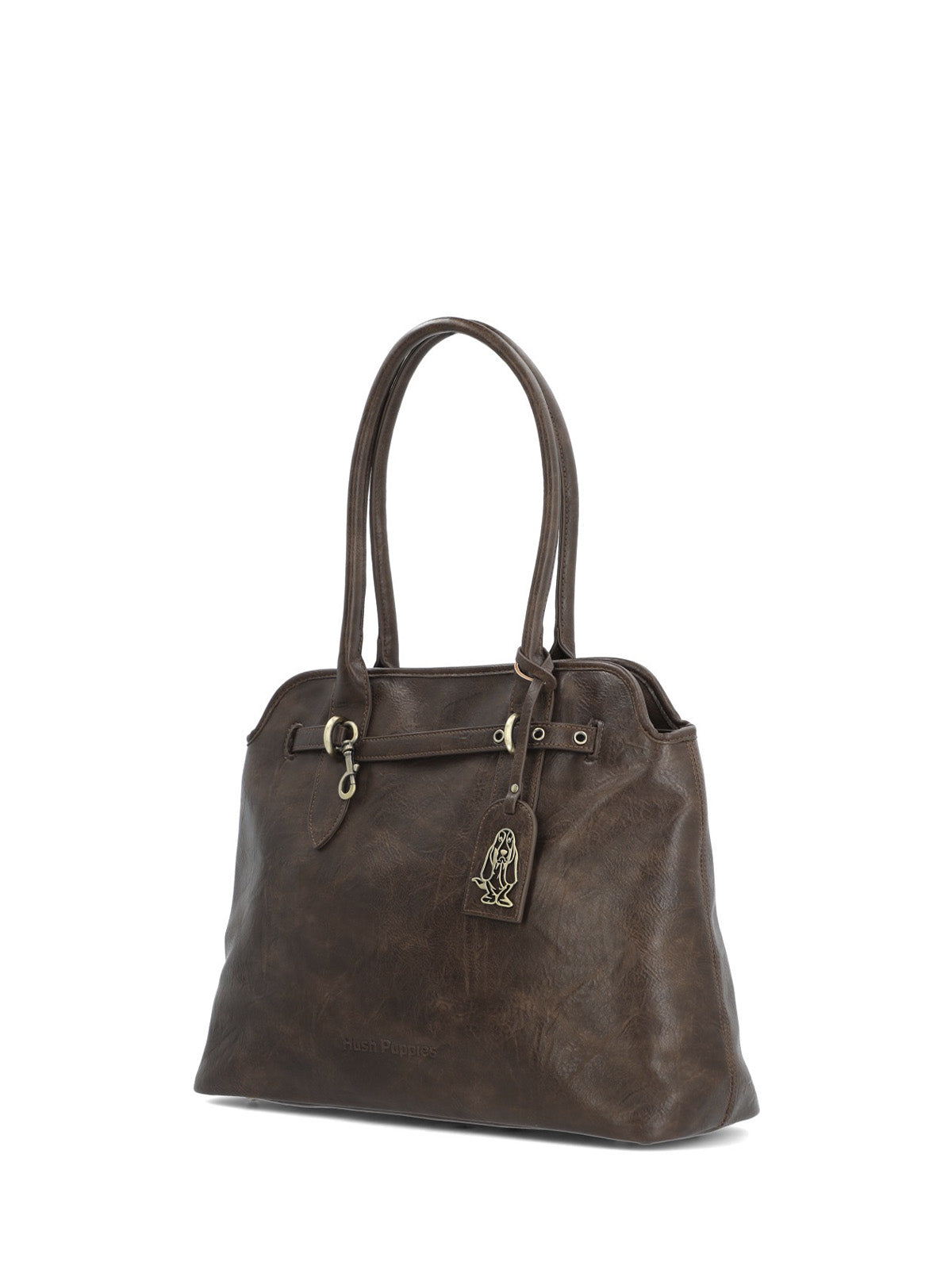 Cartera Ecocuero Mujer Minster Bag Café Hush Puppies