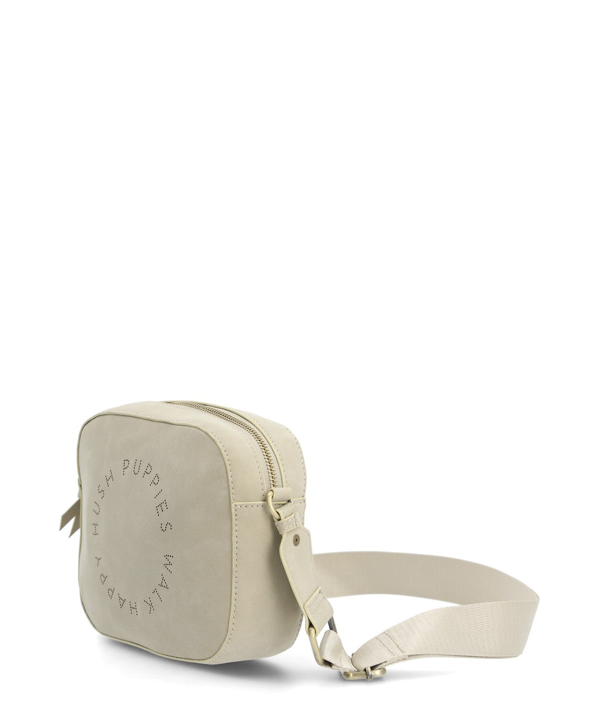 Cartera Ecocuero Mujer Hush Cross Beige/Crudo Hush Puppies