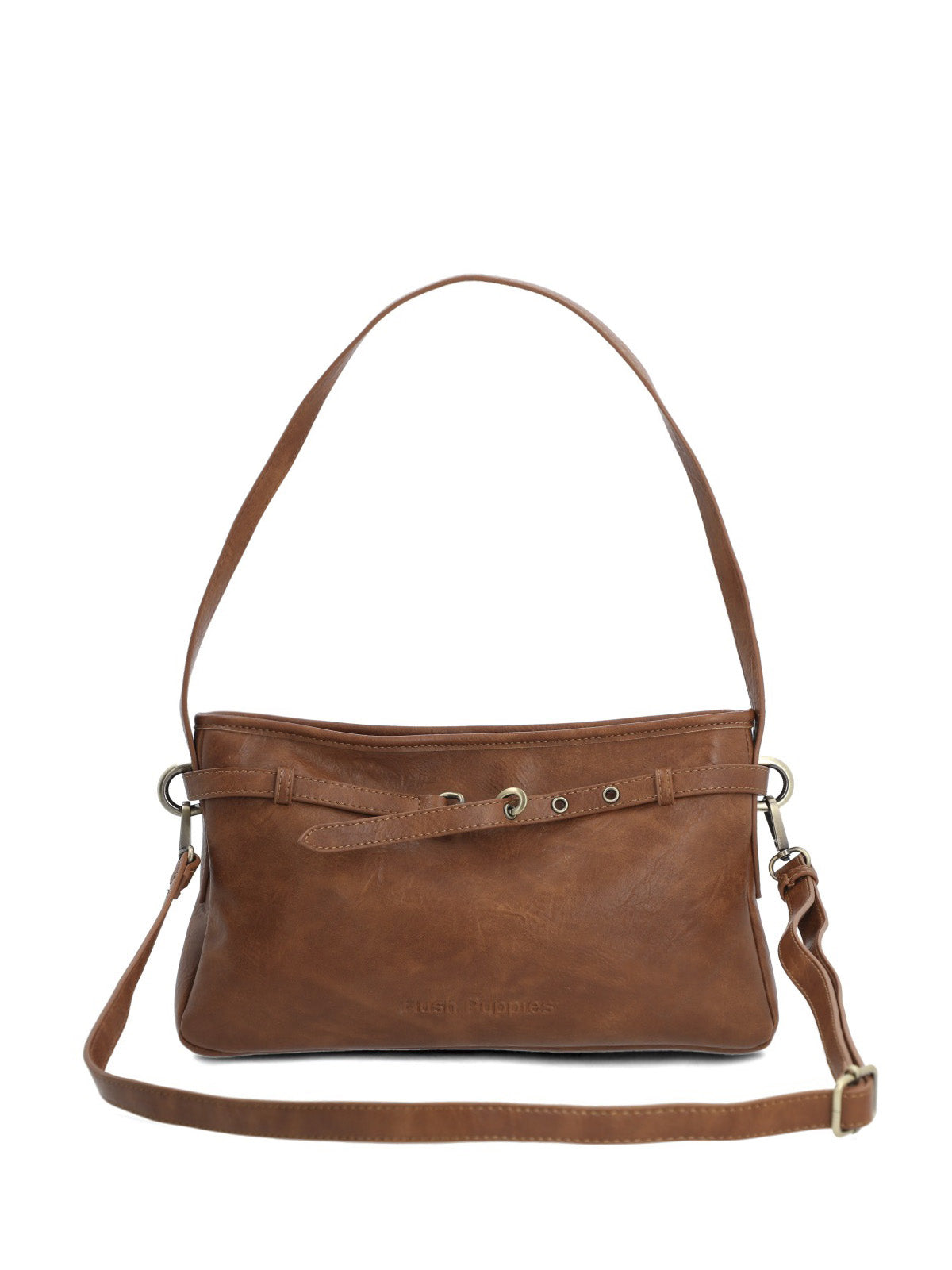 Cartera Ecocuero Mujer Milford Bag Café Hush Puppies