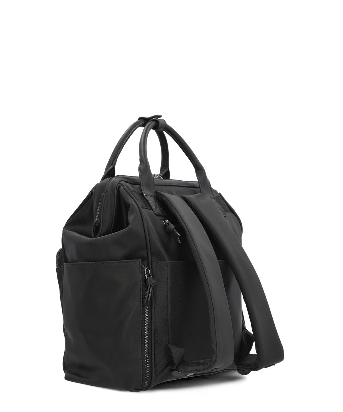 Mochila Ecocuero Mujer Horsham Back Negro Hush Puppies