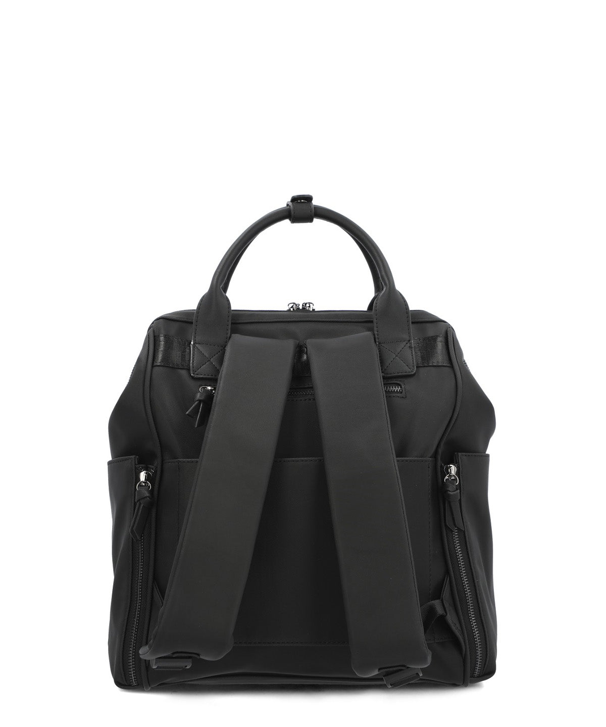 Mochila Ecocuero Mujer Horsham Back Negro Hush Puppies
