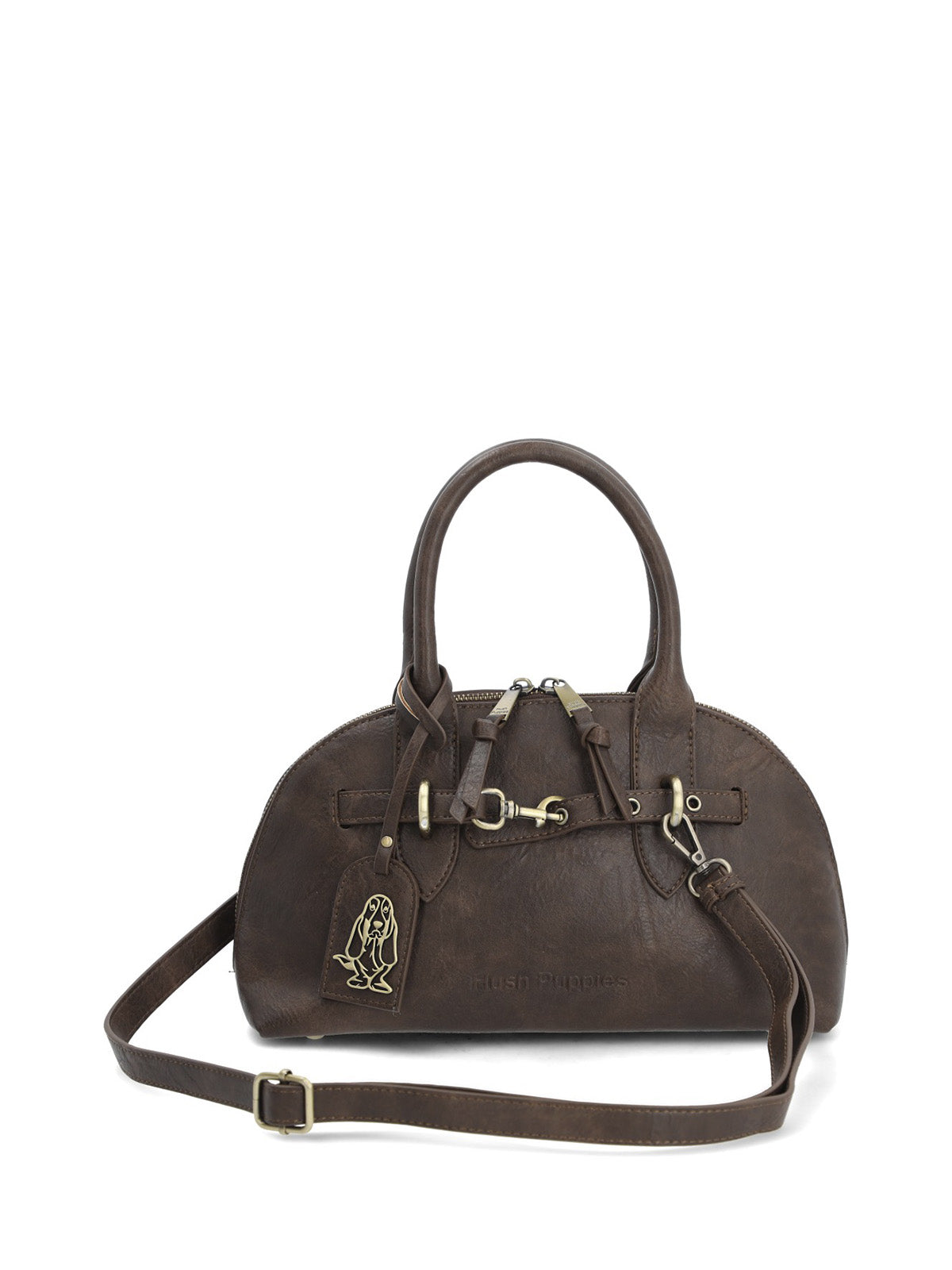 Cartera Ecocuero Mujer Millport Bag Café Hush Puppies