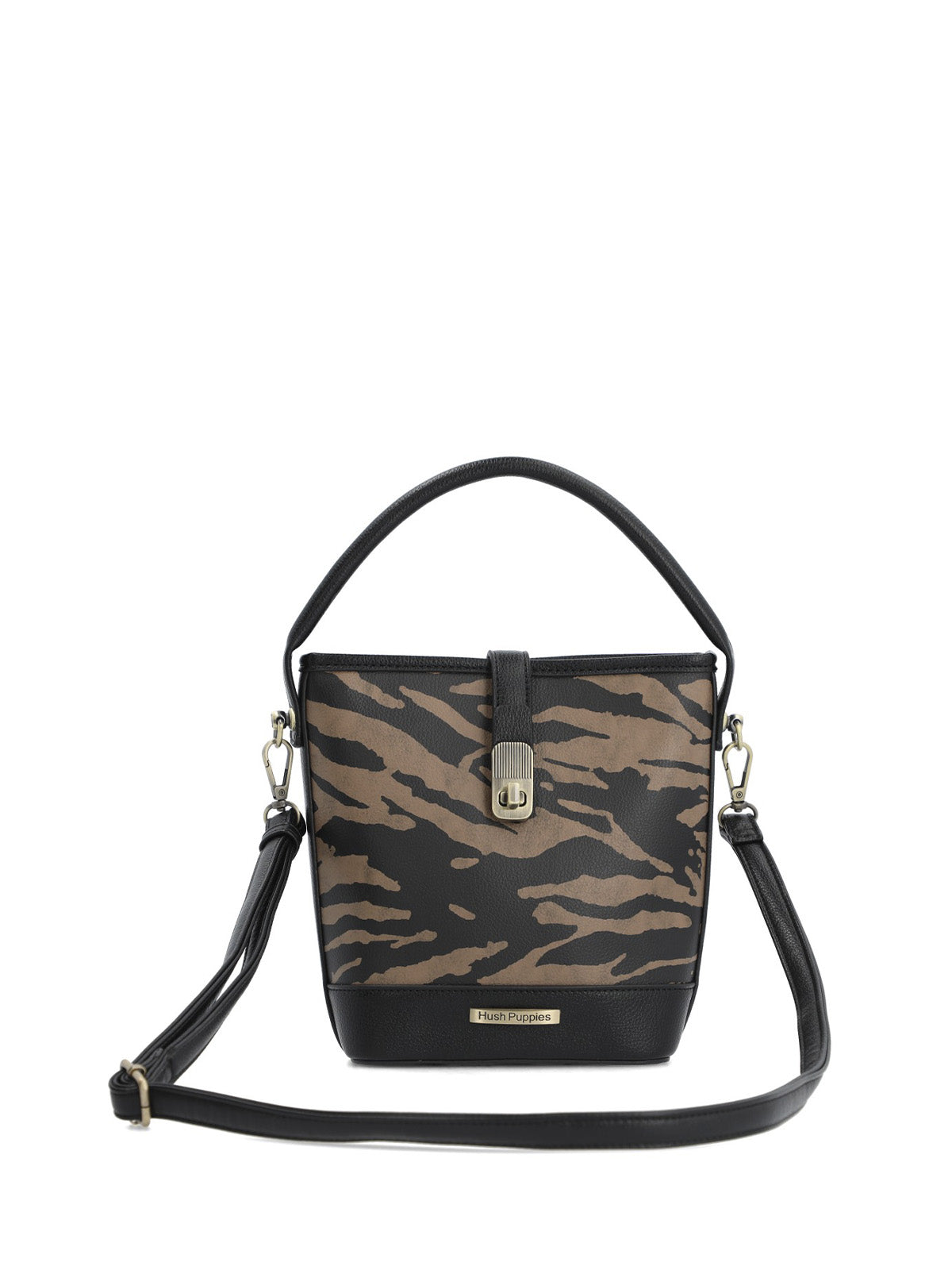Cartera Ecocuero Mujer Print Cross Multicolor Hush Puppies