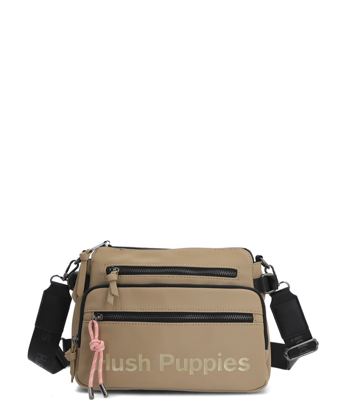 Cartera Ecocuero Mujer Havant Cross Beige/Crudo Hush Puppies