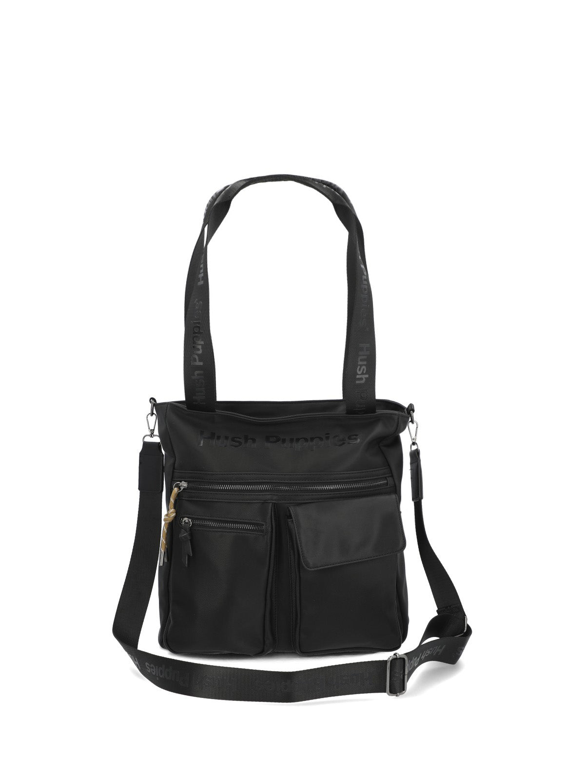 Cartera Ecocuero Mujer Hebden Bag Negro Hush Puppies