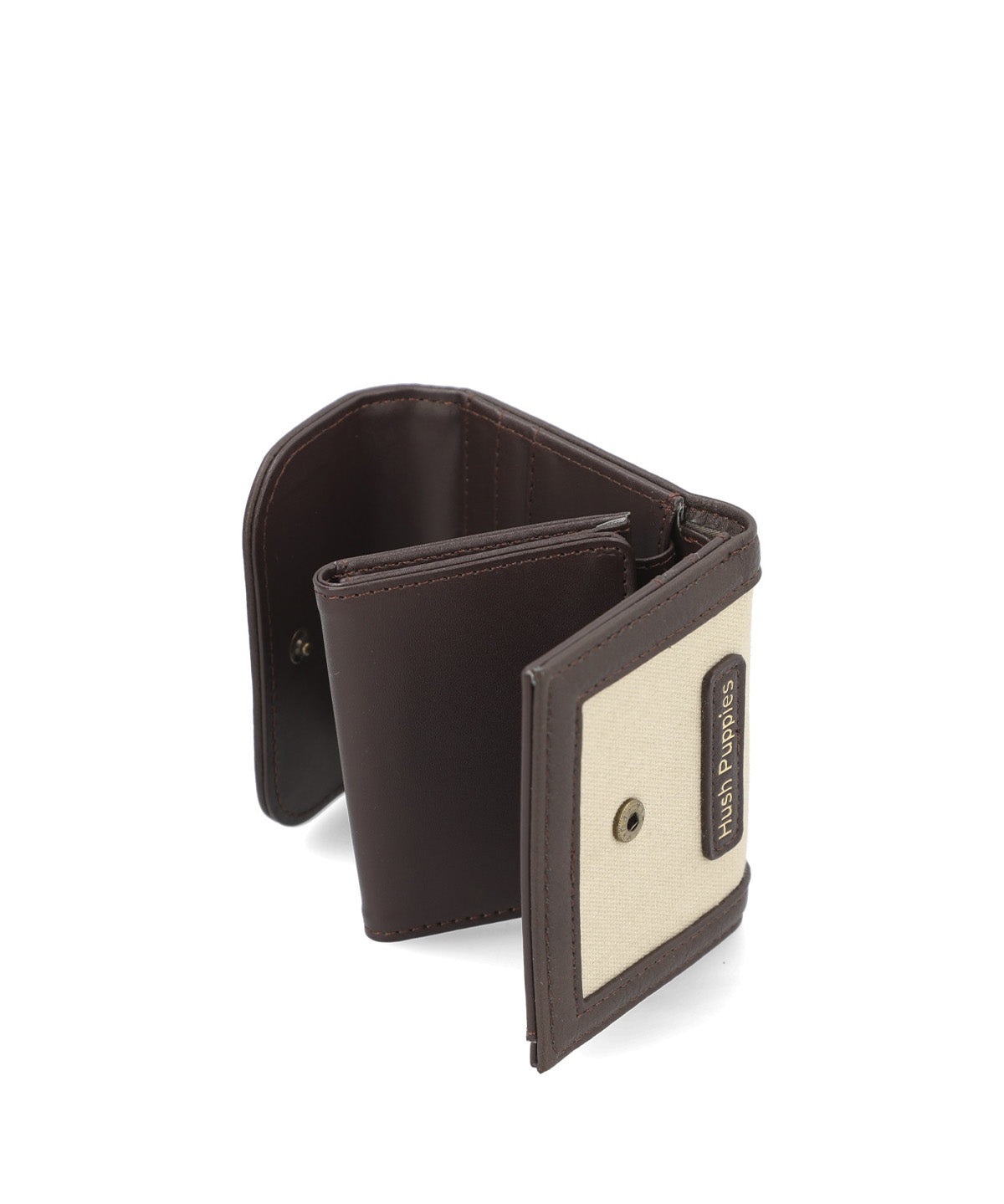 Billetera Ecocuero Mujer Cannok Wallet Beige/Crudo Hush Puppies