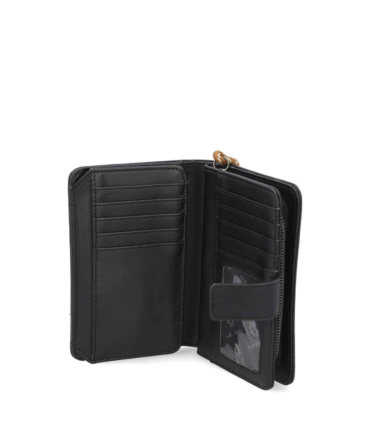 Billetera Ecocuero Mujer Hebden Wallet Negro Hush Puppies