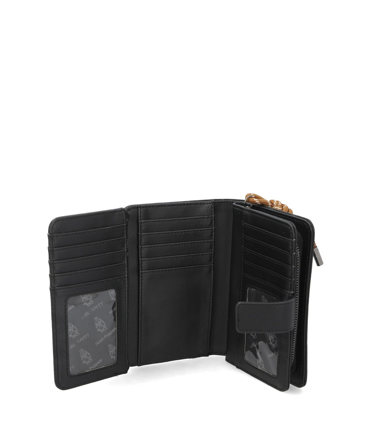 Billetera Ecocuero Mujer Hebden Wallet Negro Hush Puppies