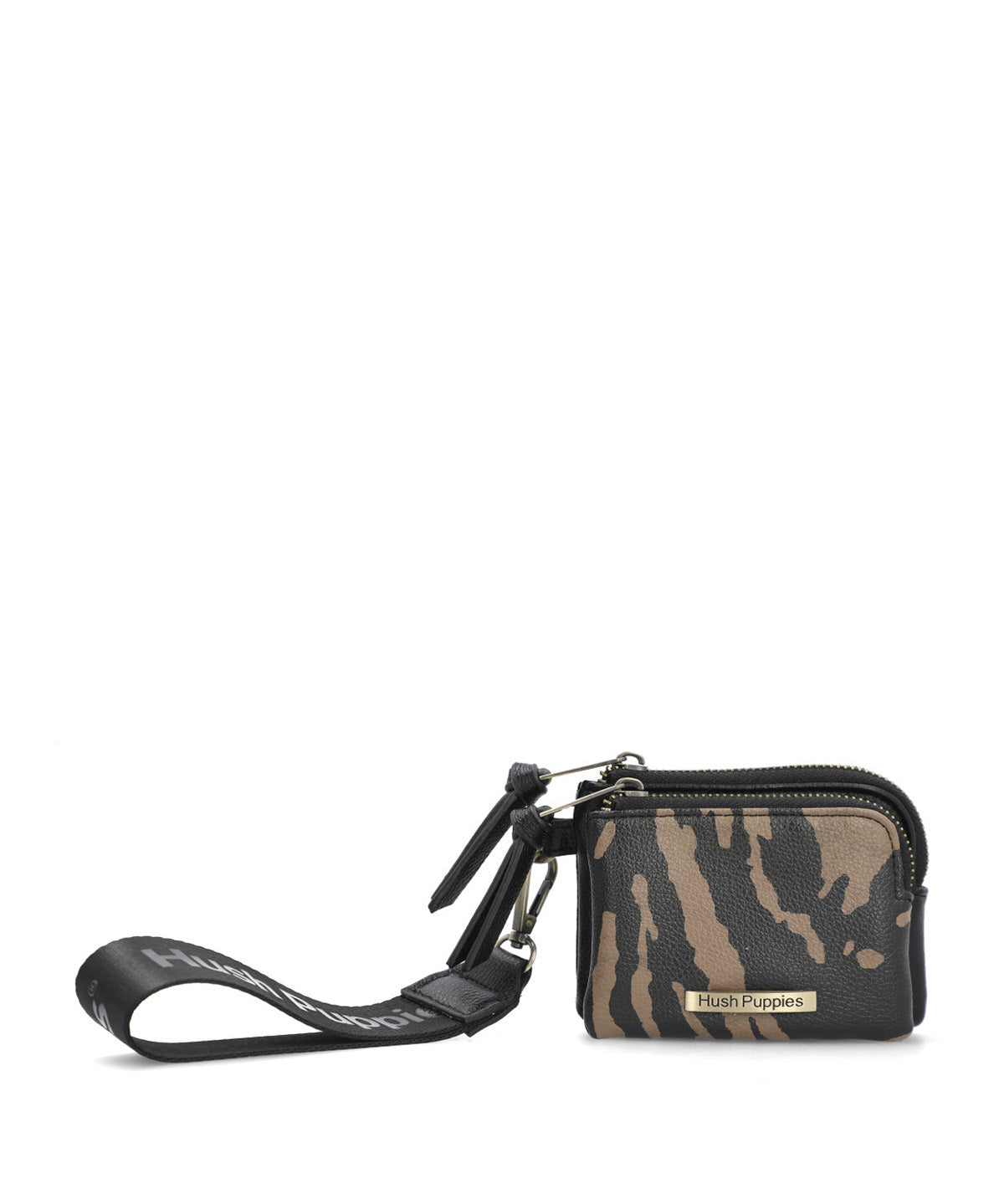 Billetera Ecocuero Mujer Print Wallet Negro Hush Puppies