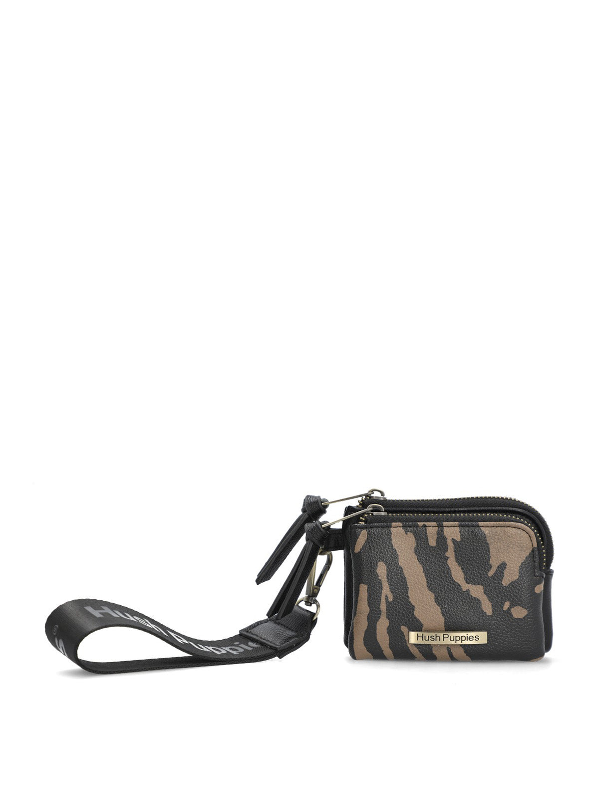 Billetera Ecocuero Mujer Print Wallet Negro Hush Puppies