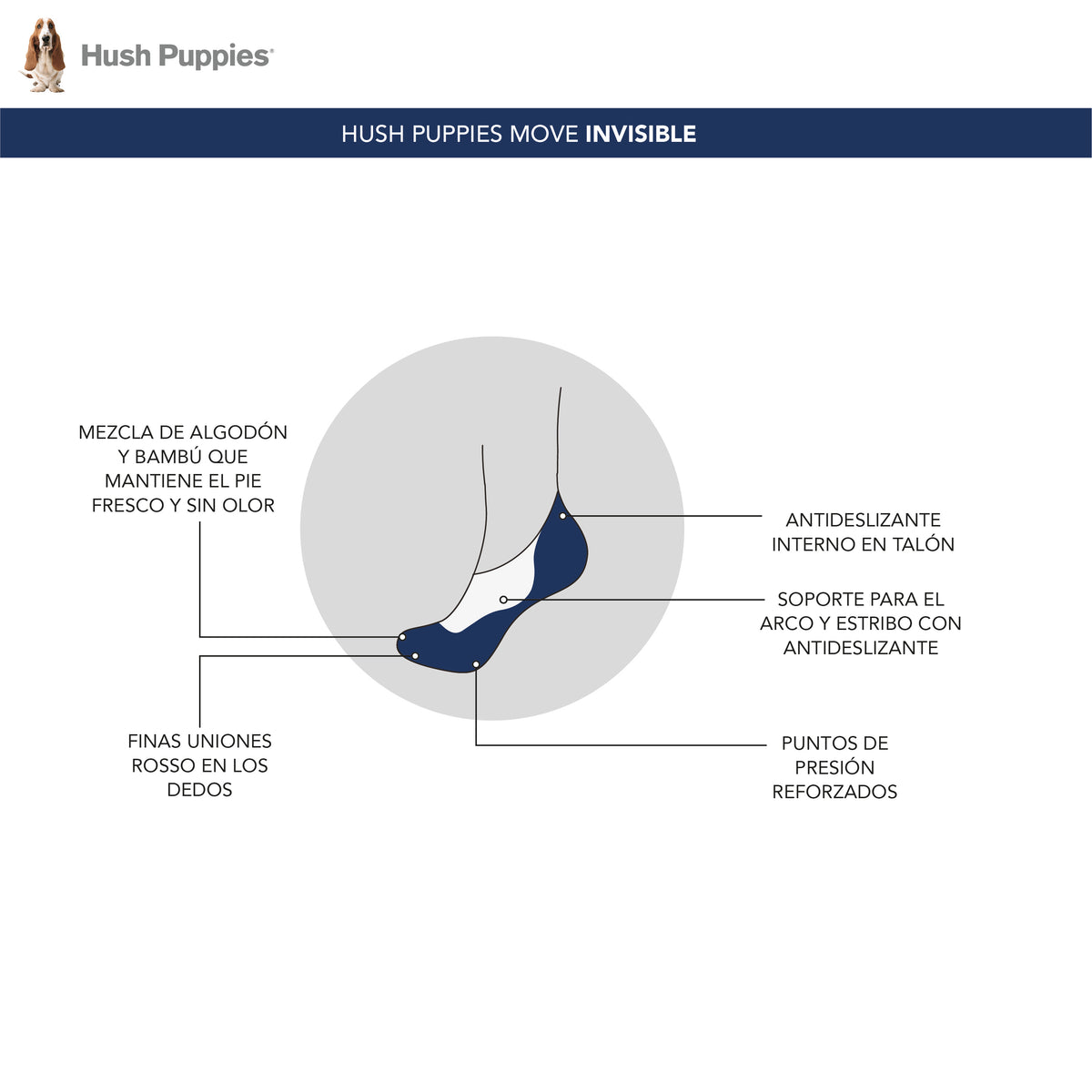 Calcetín Algodón Mujer Move W Bll Cushion