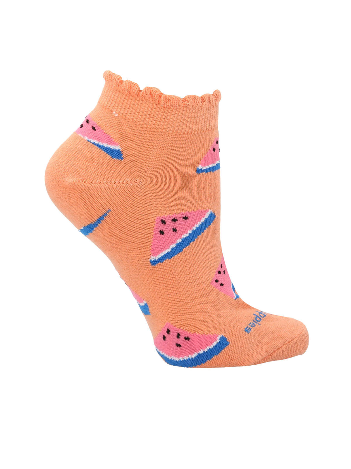 Calcetin Algodón Mujer Ped St Watermel Naranjo Hush Puppies | Hush Puppies