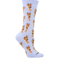 Calcetin Algodón Mujer C St Giraffe Azul Hush Puppies | Hush Puppies