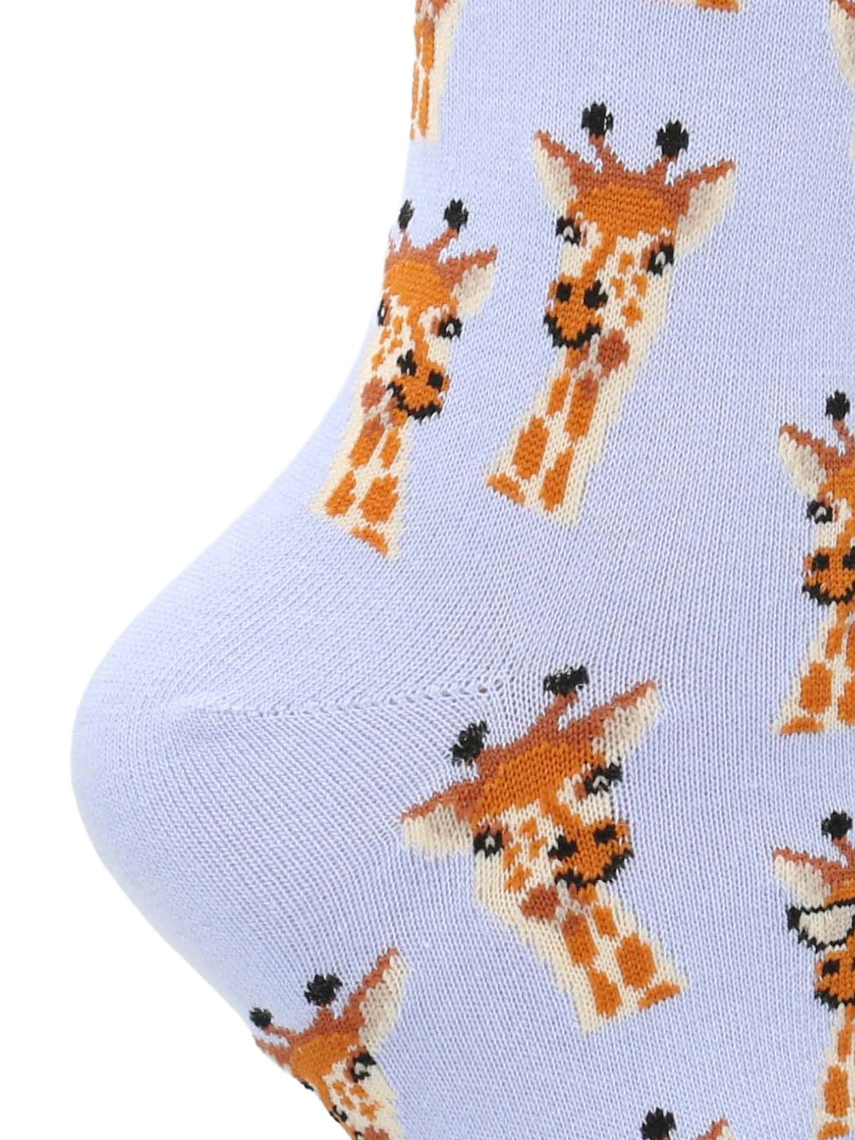 Calcetin Algodón Mujer C St Giraffe Azul Hush Puppies | Hush Puppies