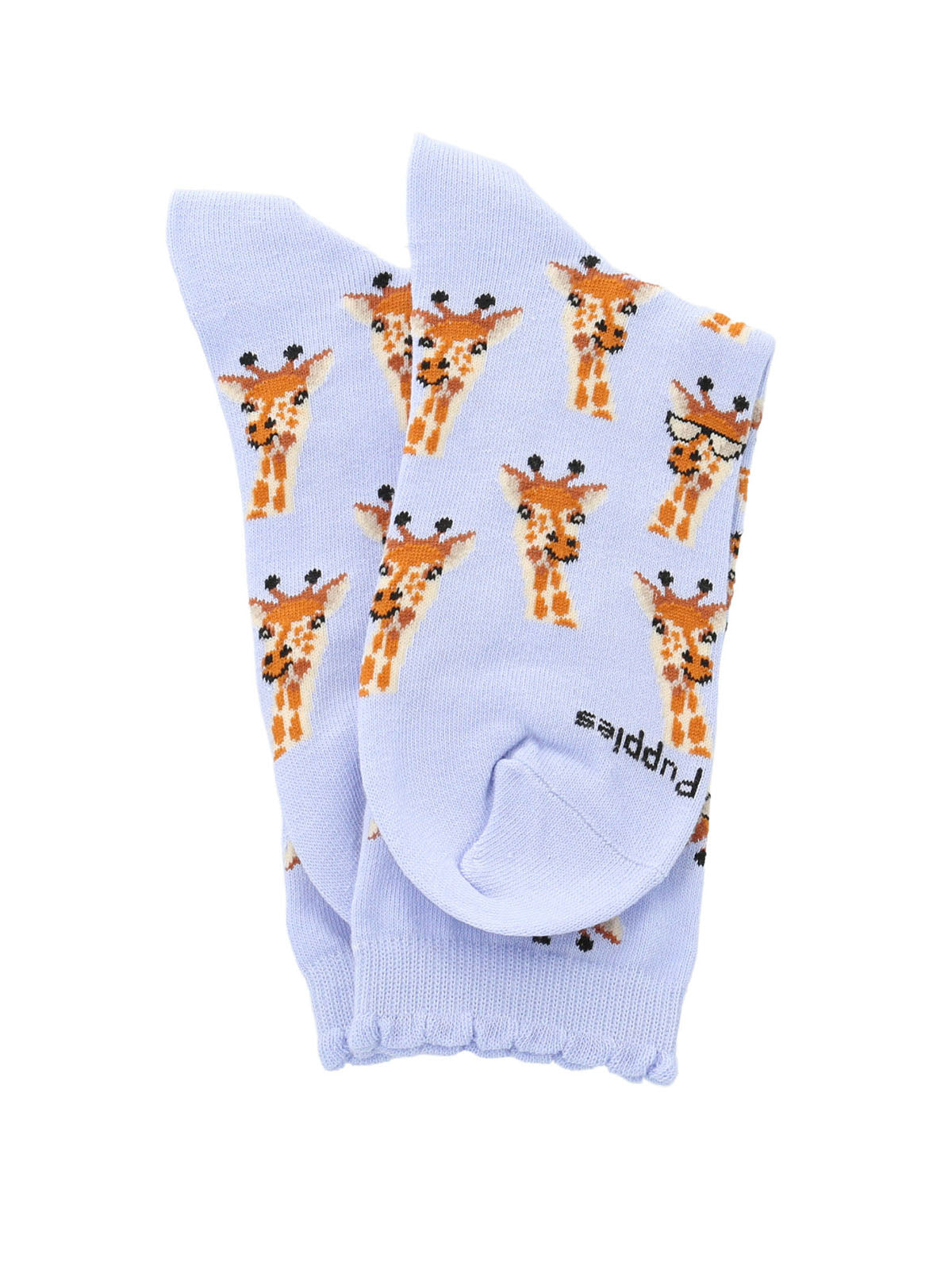Calcetin Algodón Mujer C St Giraffe Azul Hush Puppies | Hush Puppies