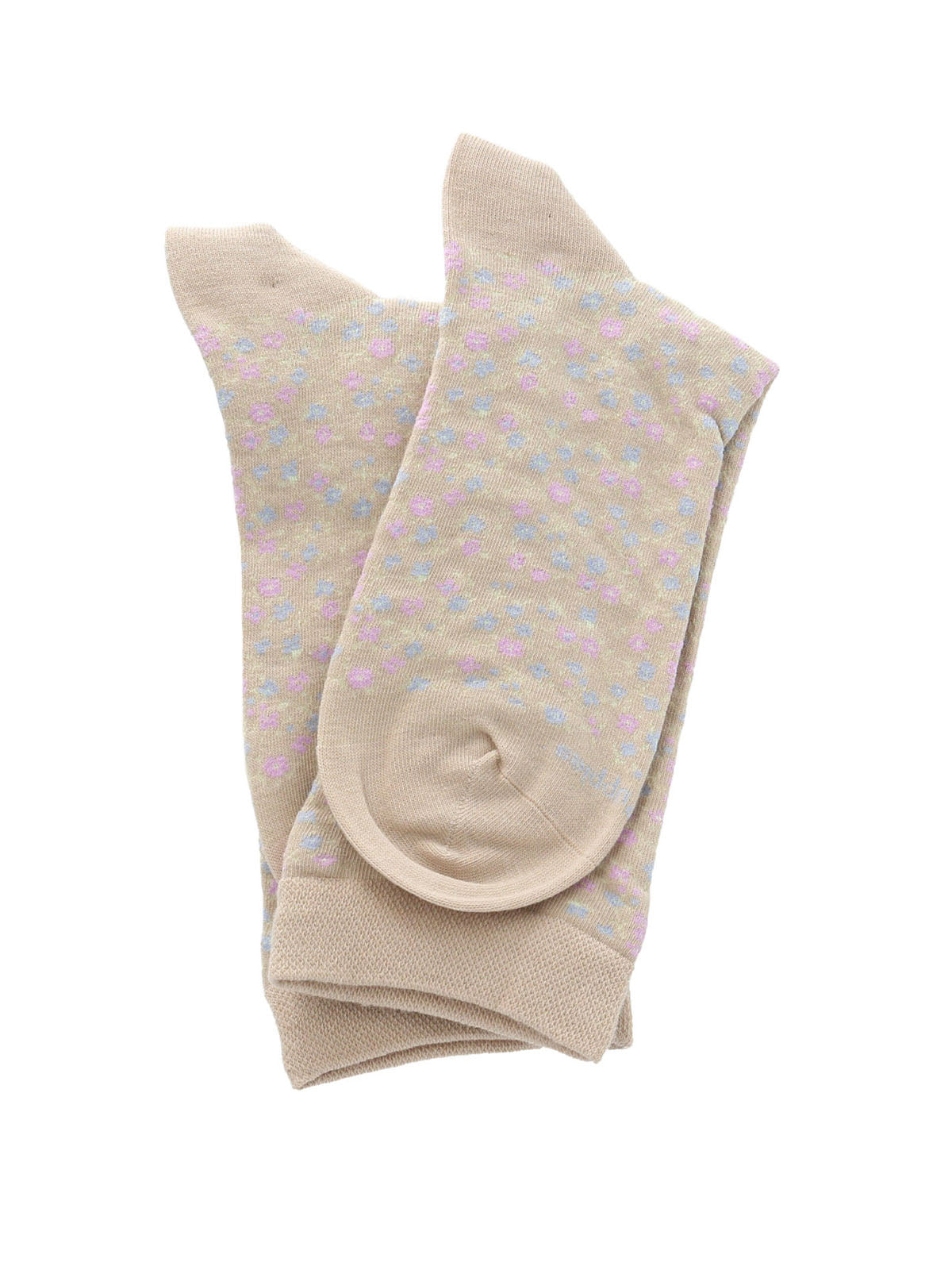 Calcetin Algodón Mujer C Cuff Allover Beige/Crudo Hush Puppies | Hush Puppies