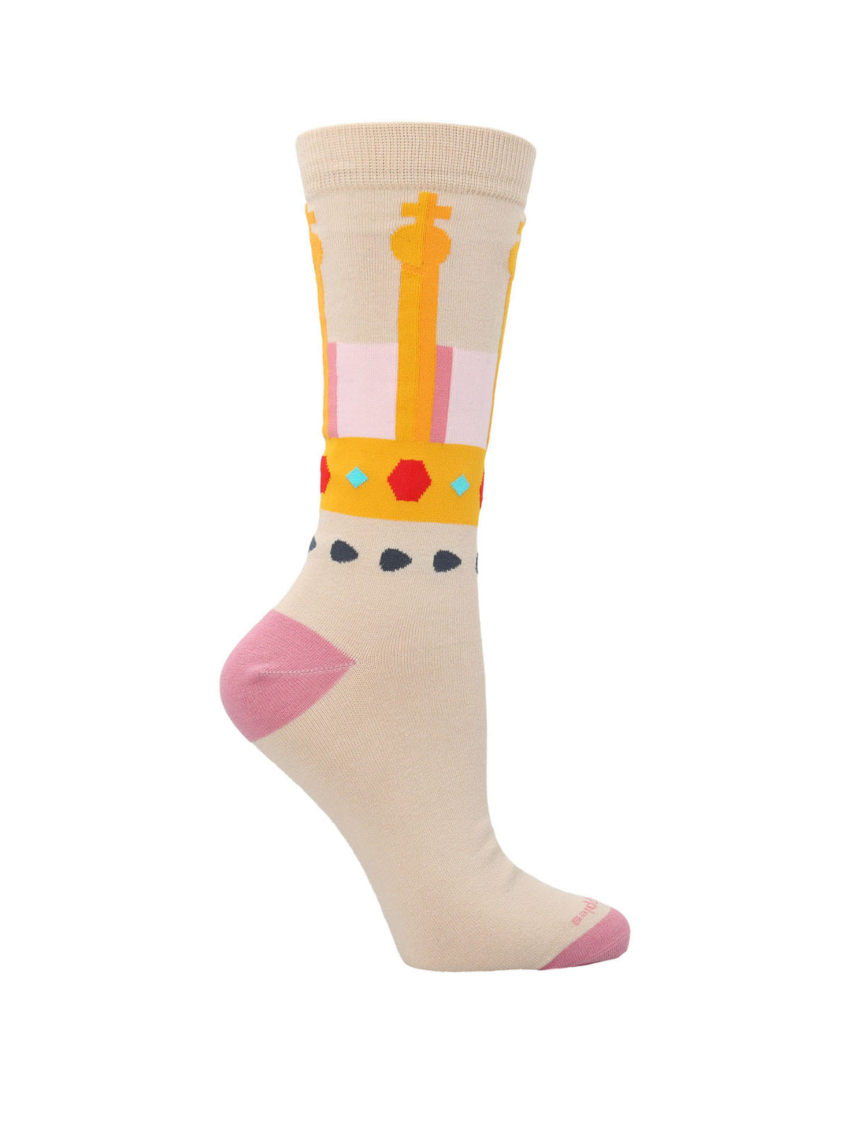 Calcetin Algodón Mujer C Uk Crown Beige/Crudo Hush Puppies | Hush Puppies