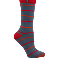 Calcetin Algodón Mujer Heavy Lines Azul Hush Puppies | Hush Puppies