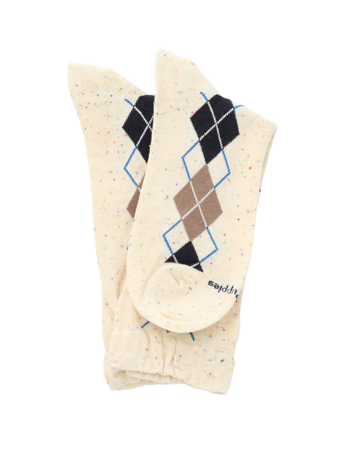 Calcetin Algodón Mujer C Rombi Beige/Crudo Hush Puppies | Hush Puppies