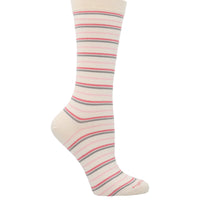 Calcetin Algodón Mujer C Cuff Lines Beige/Crudo Hush Puppies | Hush Puppies