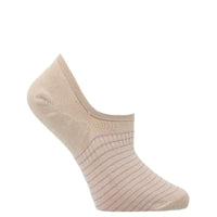 Calcetin Algodón Mujer Inv Stripes Beige/Crudo Hush Puppies | Hush Puppies