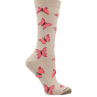 Calcetin Algodón Mujer C Cuff Butterfl Beige/Crudo Hush Puppies | Hush Puppies