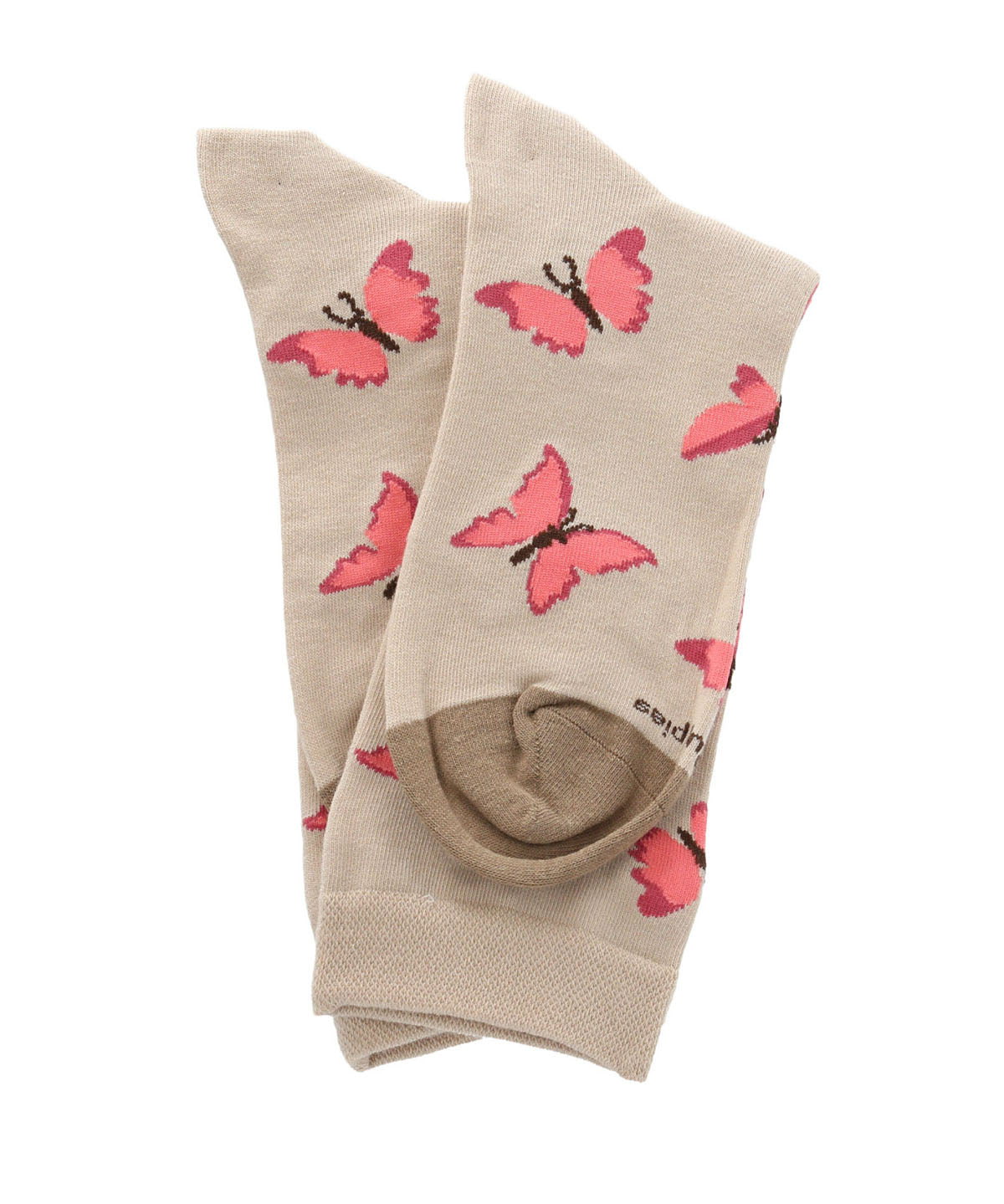 Calcetin Algodón Mujer C Cuff Butterfl Beige/Crudo Hush Puppies | Hush Puppies