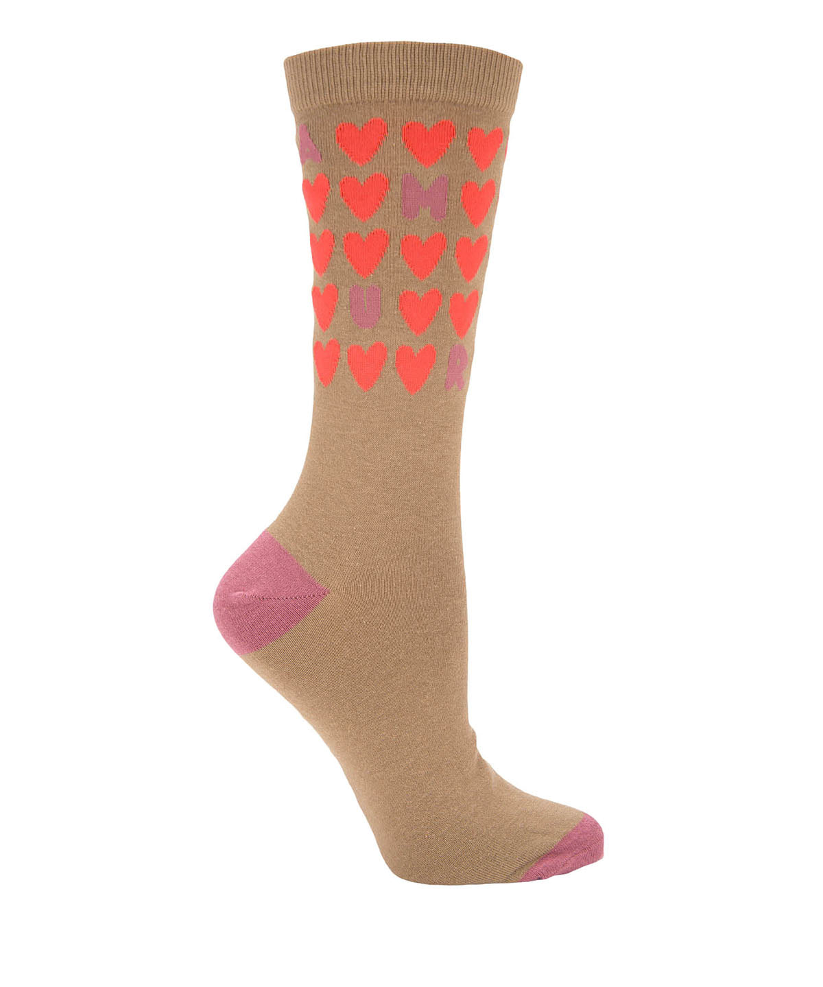 Calcetin Algodón Mujer C Amour Beige/Crudo Hush Puppies