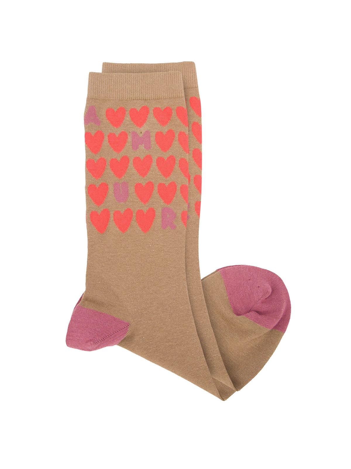 Calcetin Algodón Mujer C Amour Beige/Crudo Hush Puppies