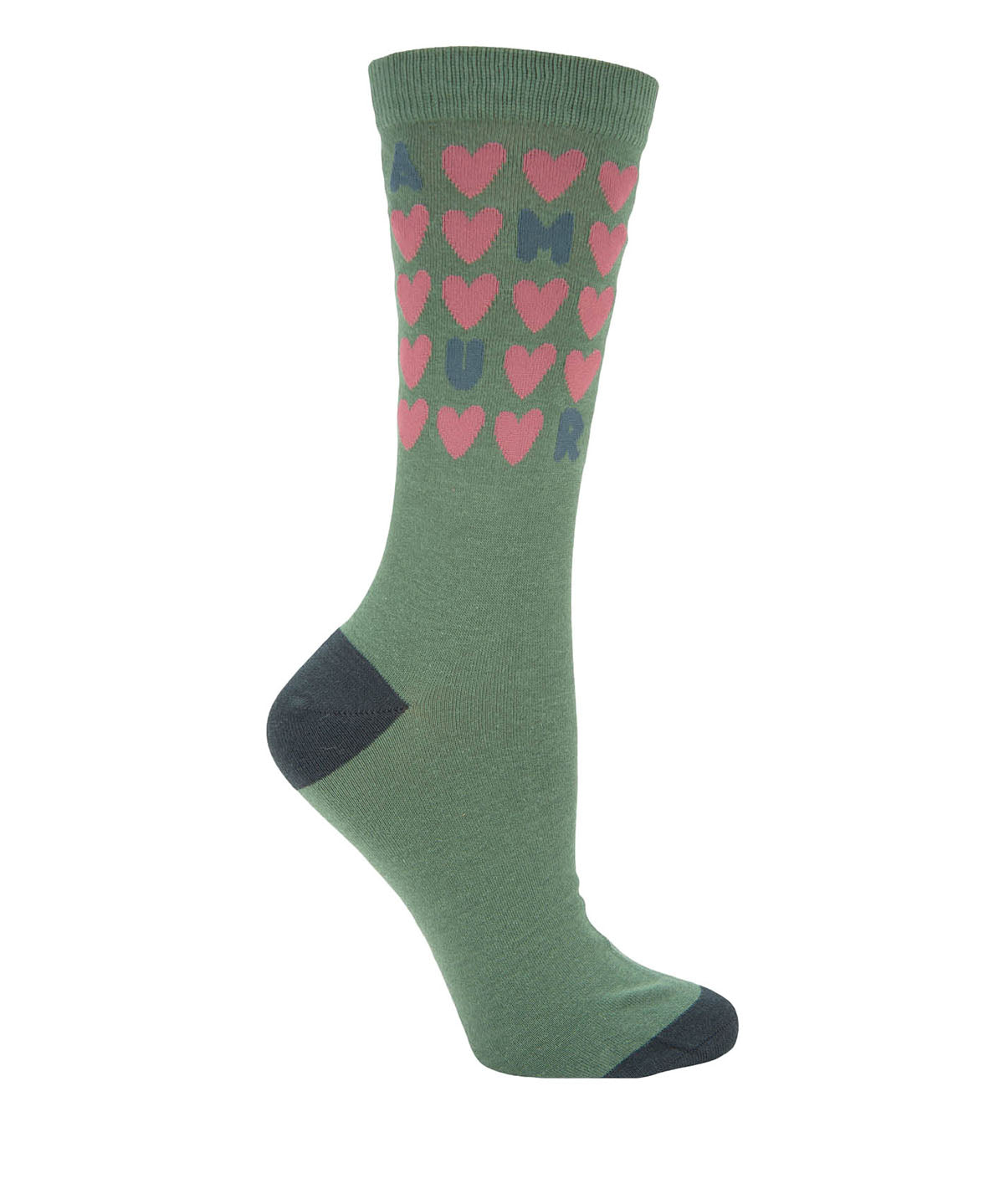 Calcetin Algodón Mujer C Amour Verde Hush Puppies
