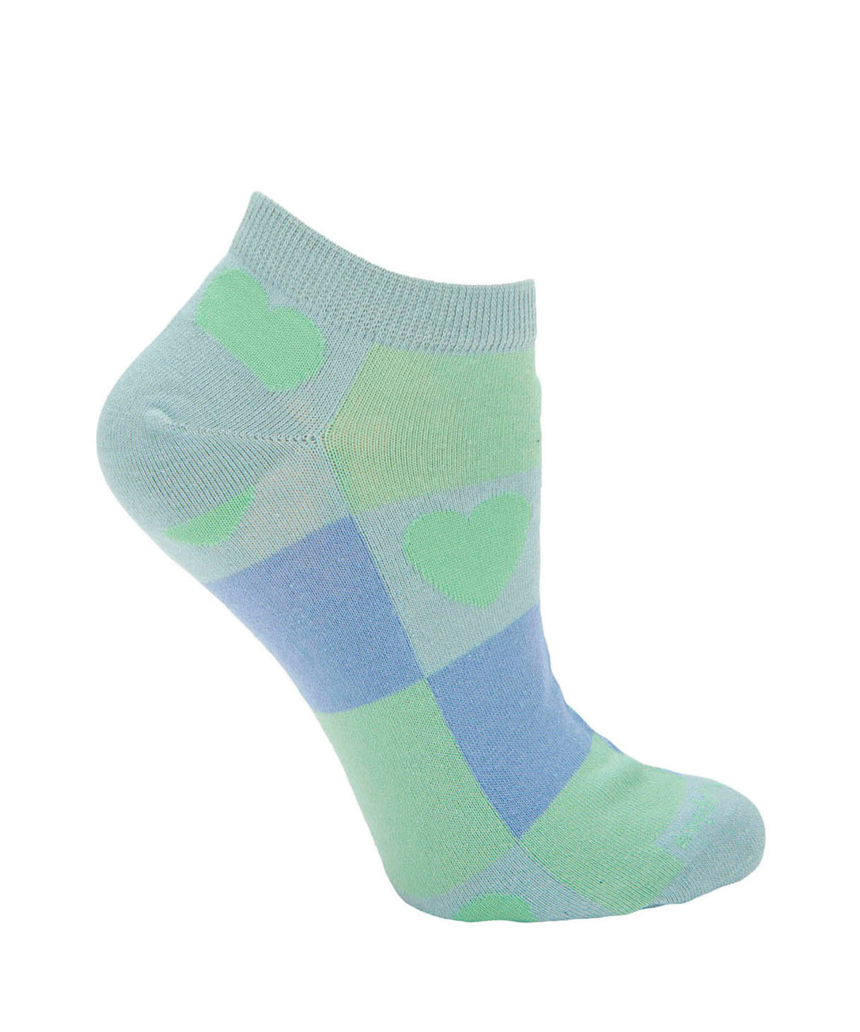 Calcetin Algodón Mujer Ped Heart Azul Hush Puppies