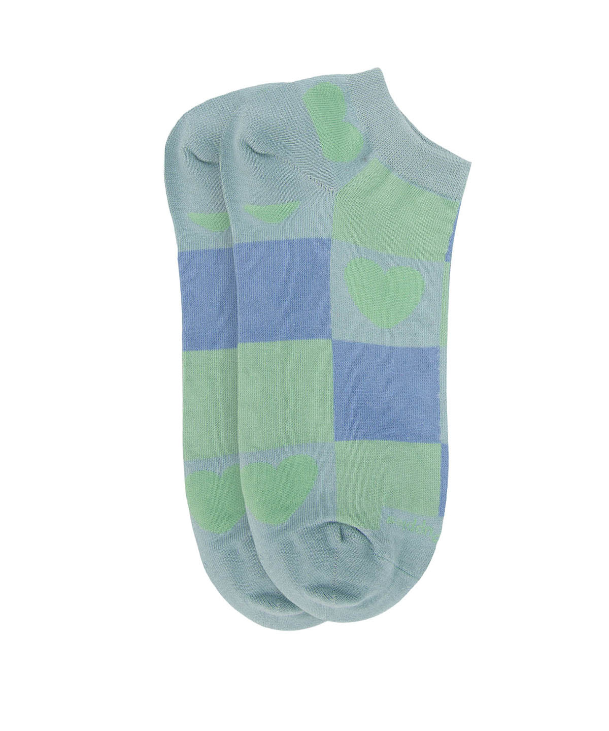 Calcetin Algodón Mujer Ped Heart Azul Hush Puppies