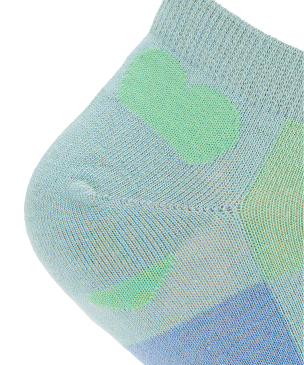 Calcetin Algodón Mujer Ped Heart Azul Hush Puppies
